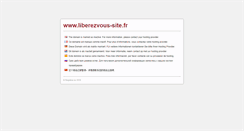 Desktop Screenshot of liberezvous-site.fr